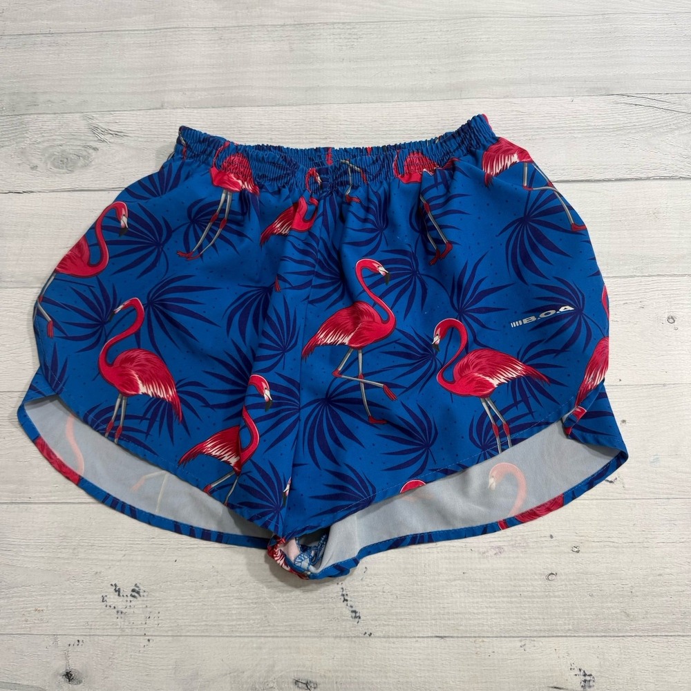 BOA USA women's flamingo running shorts size XS